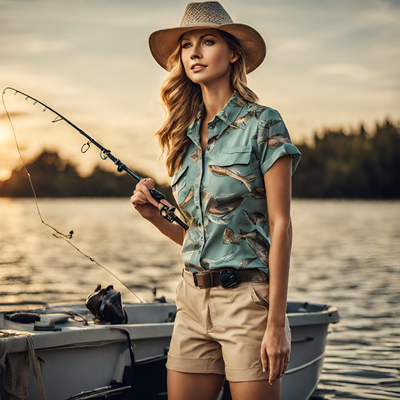 Unveiling the Ultimate Collection of Stylish Fishing Shirts for Women - You Won't Believe Your Eyes!